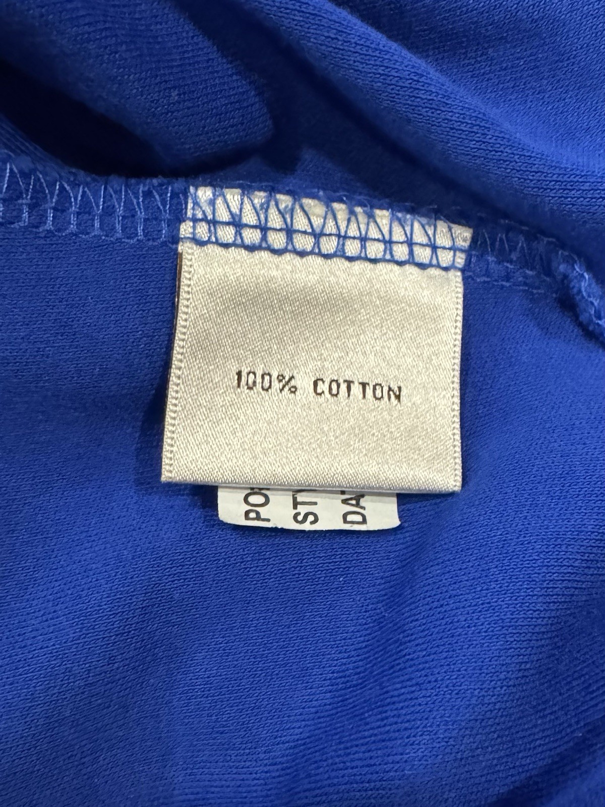 Peter Millar 1/4 Zip Large Pullover Blue with D Logo 100% Cotton gallery