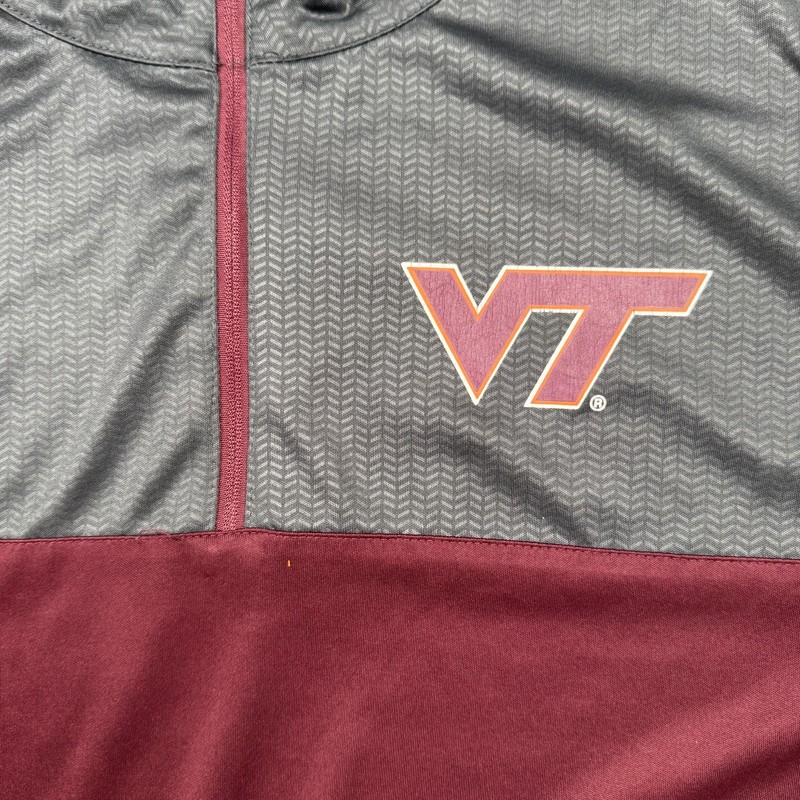 Virginia Tech Hokies Pullover Mens XL Colosseum Athletics Long Sleeve VT Shirt gallery