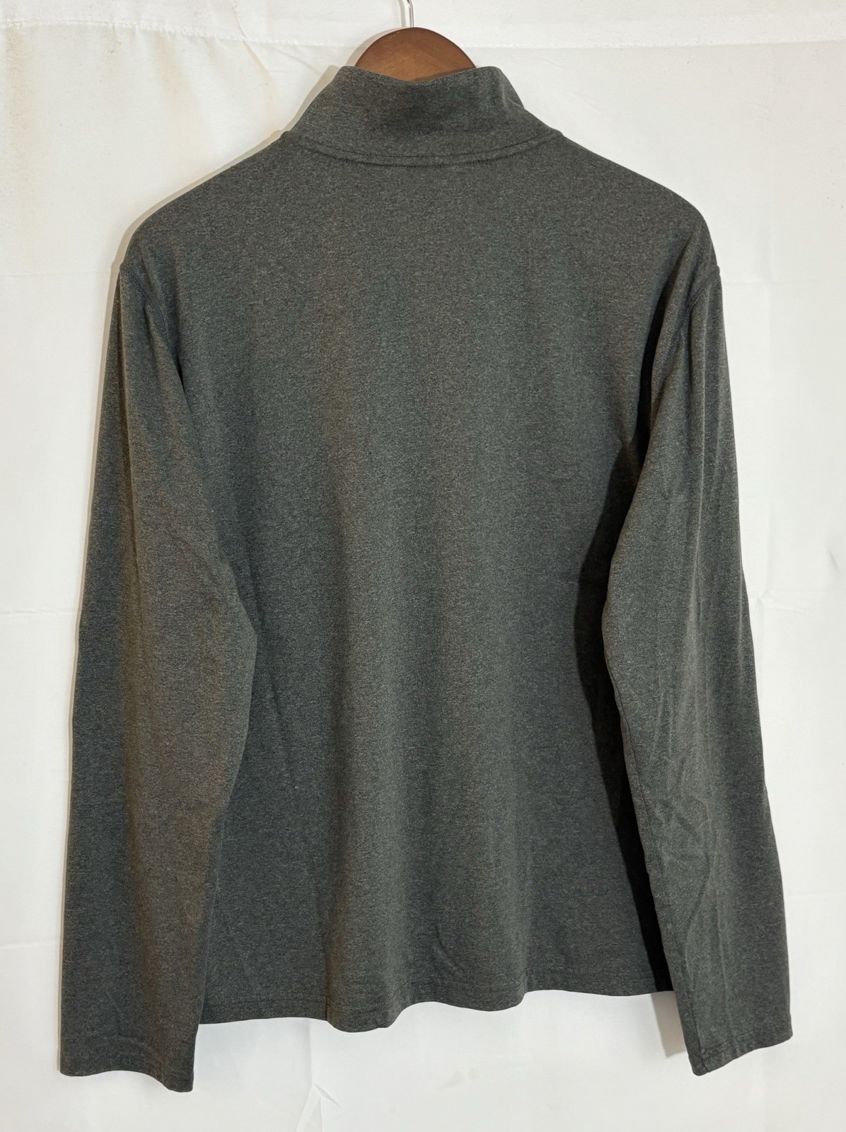 Polo Ralph Lauren Performance Men's Large Gray 1/4 Zip Long Sleeve Pullover gallery