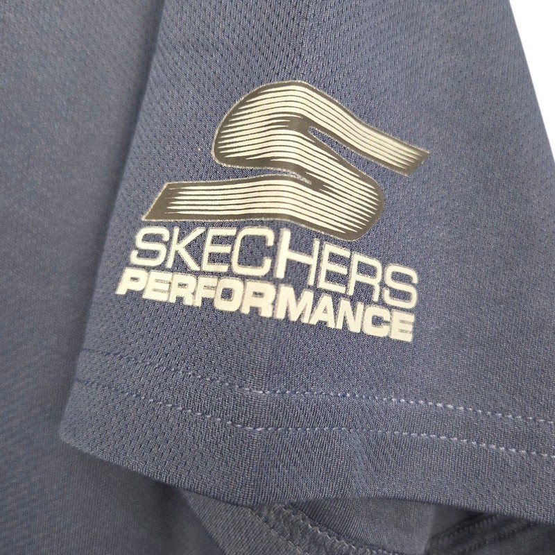 Skechers Performance T-Shirt Mens Large Blue Performance Athletic Tee NWT gallery
