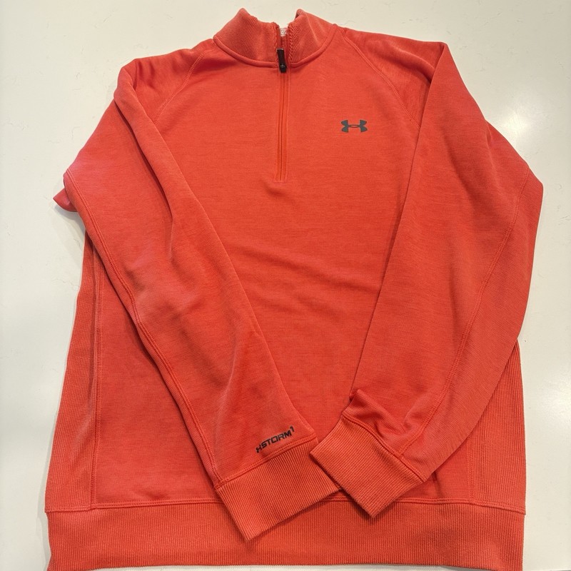 Under Armour Pullover Men's Large ColdGear Storm 1/4 Zip Long Sleeve Top gallery