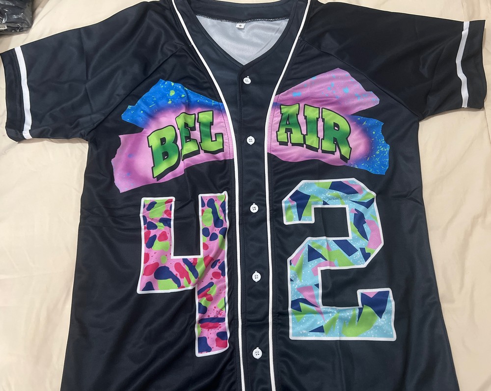 Bel Air Baseball Jersey Size Small