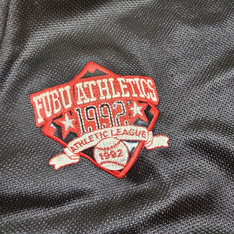 FUBU Jersey Shirt Mens 3XL Black Dirty South 05 Baseball Sports Collection Y2K gallery