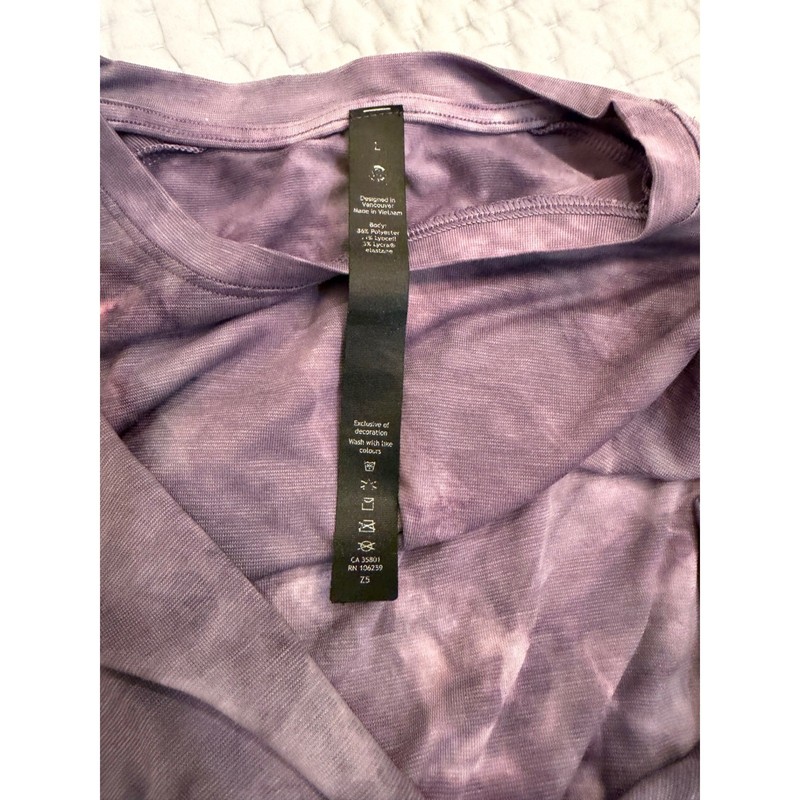 Large Lululemon Men's "Always Agile" Short Sleeve Shirt Purple gallery