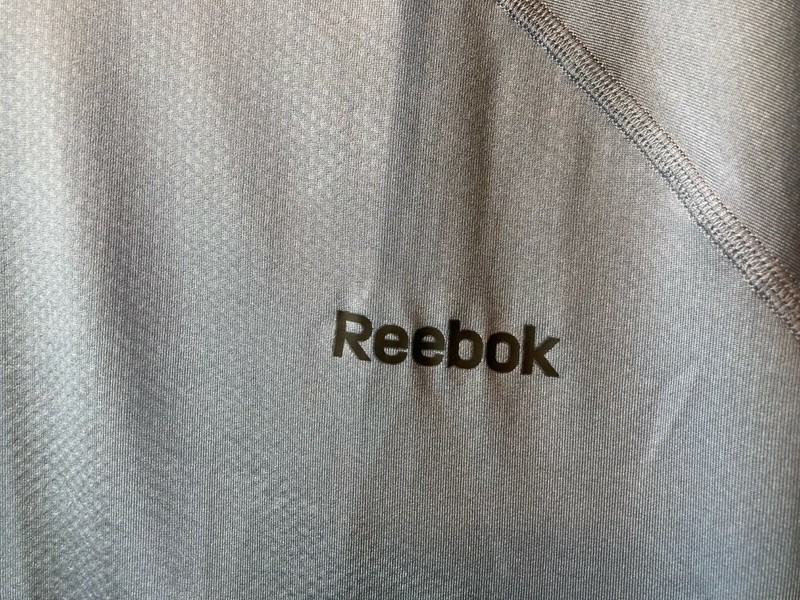 REEBOK SPEEDWICK PERFORMANCE TEE SHIRT GRAY BLACK MESH MEN'S 3XL ⭐️NWT⭐️ gallery