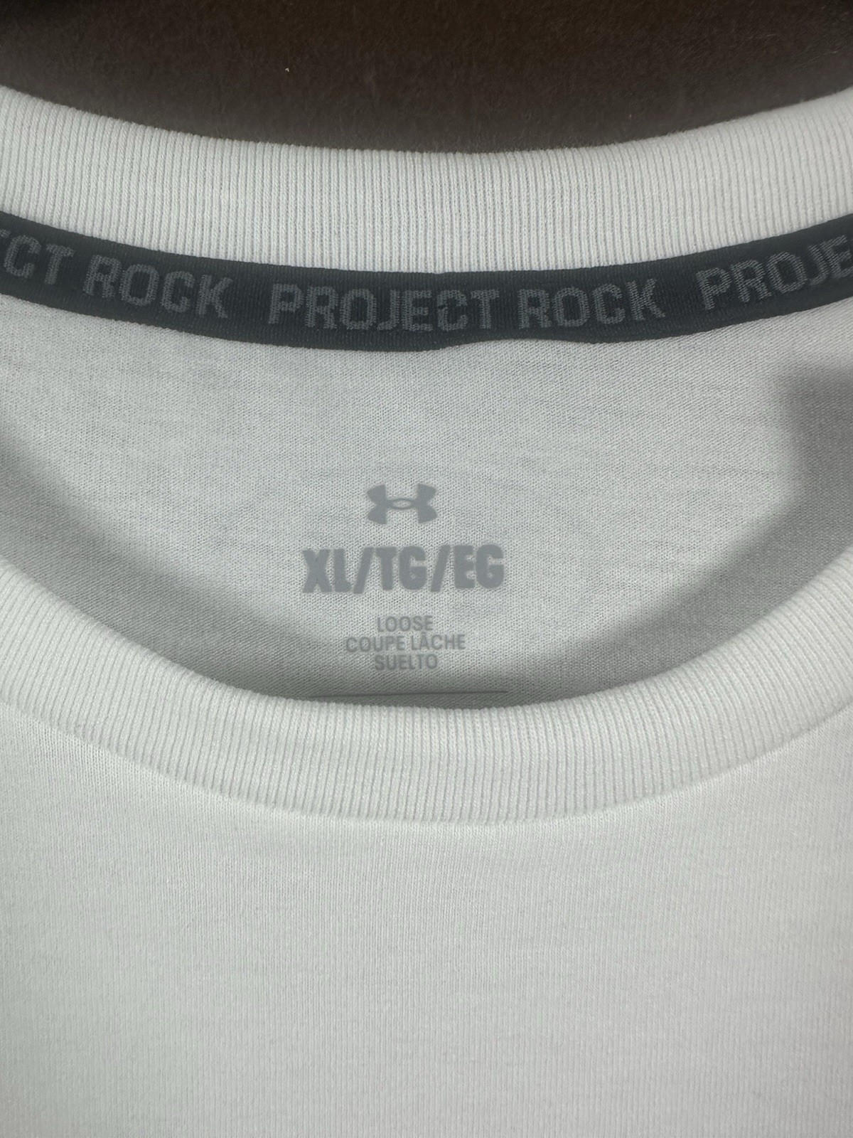 Under Armour Mens XL Project Rock Brahma Bull Shirt White 1386891-100 NWT gallery