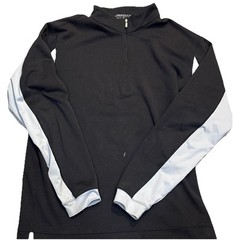 Nike Golf therma fit mens Quarter Zip 1/4 Pullover Size XL black and grey