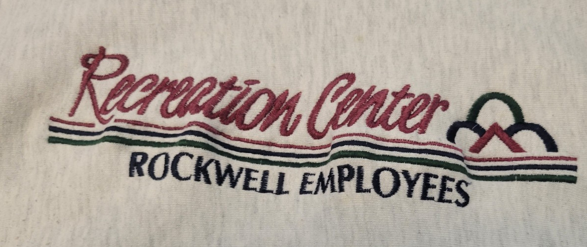 Rockwell Collins Men's Gray Sweatshirt L Large Galt Sand Rec Center Cedar Rapids gallery
