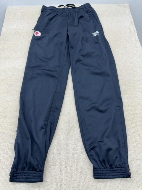 Umbro Mens Navy Track Sweatpants Size L USA Polyester gallery