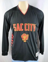 Elite Sports Apparel Sac City #12 Embroidered Men’s V-Neck Long Sleeve Shirt M