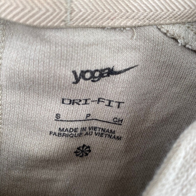 Nike Yoga Dri-FIT Top Mens Small Khaki Tan DC5313-247 Long Sleeve Crew Neck gallery