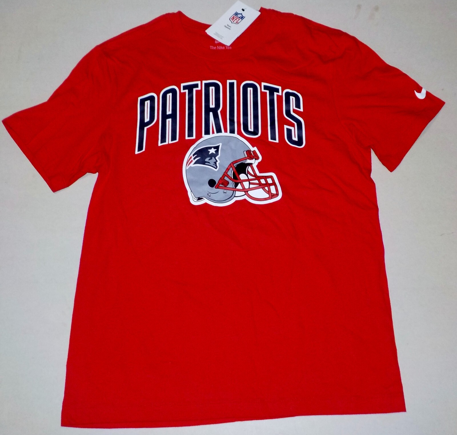 NEW ENGLAND PATRIOTS MENS NIKE 100% COTTON SHORT SLEEVE T SHIRT M L XL 2X 3X NWT gallery