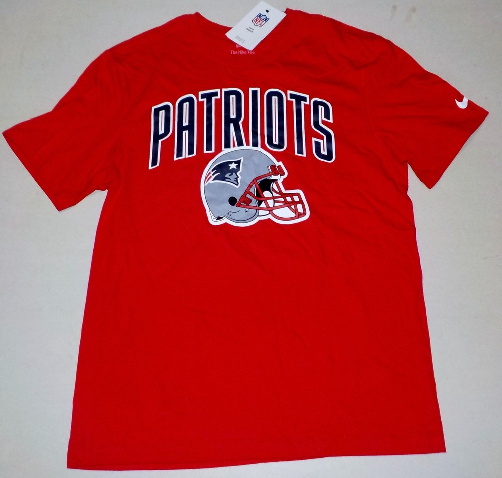 NEW ENGLAND PATRIOTS MENS NIKE 100% COTTON SHORT SLEEVE T SHIRT M L XL 2X 3X NWT