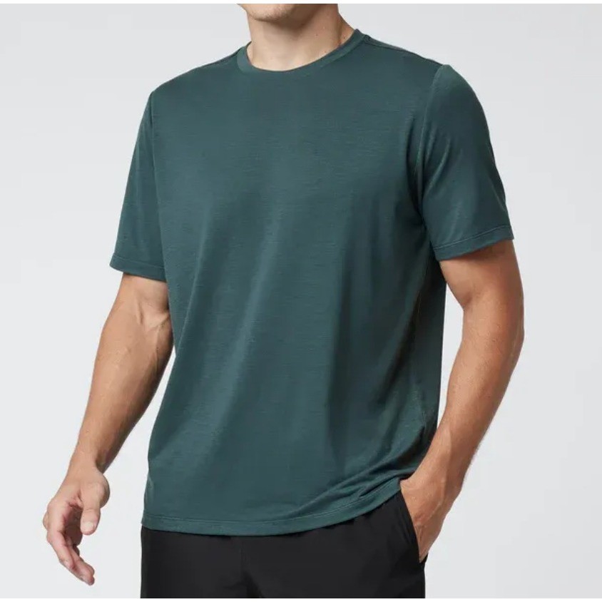 Vuori Current Tech Tee Mens Large Forest Green Short Sleeve Crewneck gallery