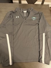 Mid American Conference Men’s Gray Long Sleeve Quarter zip Size L