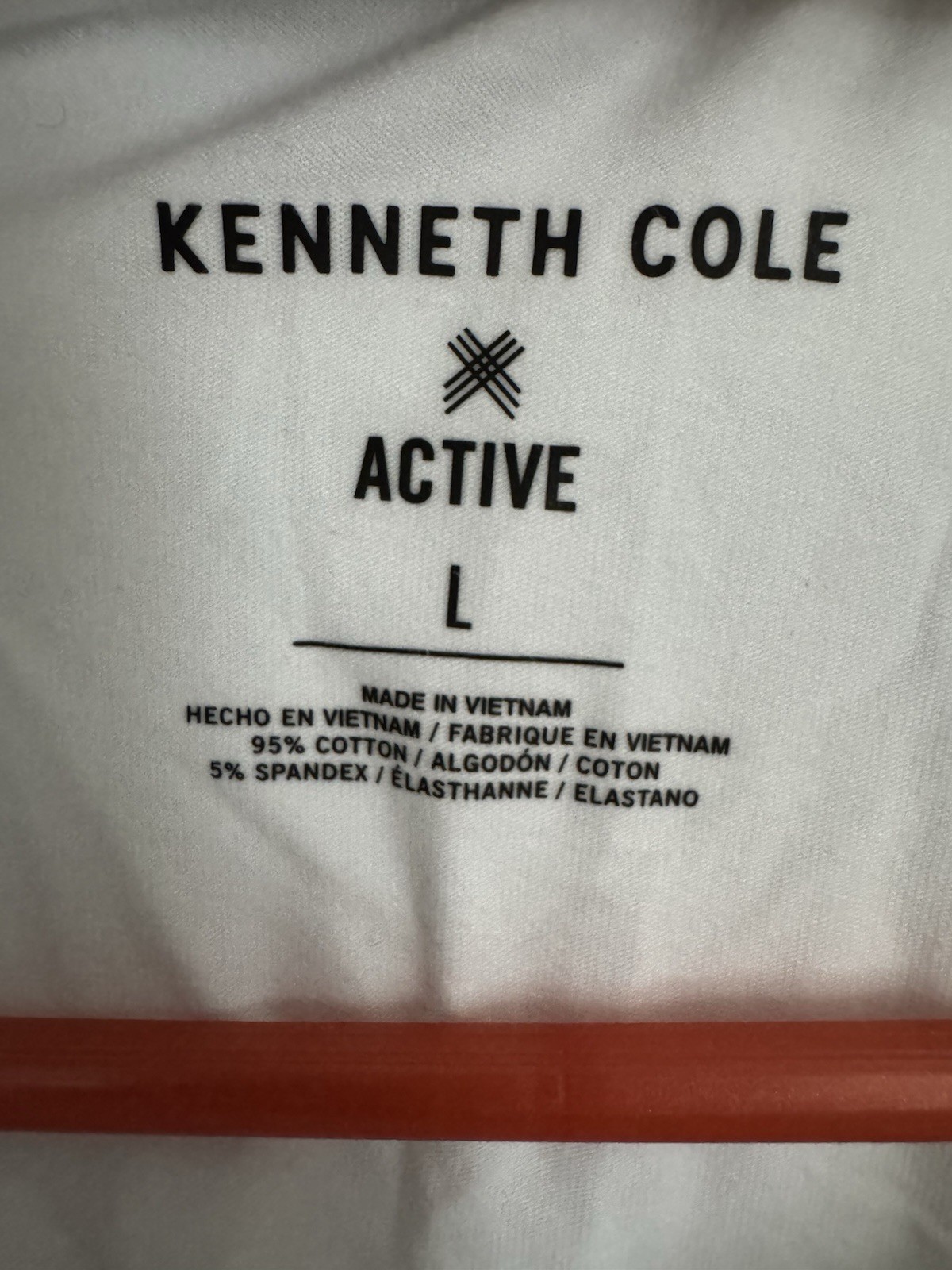 Kenneth Cole Men’s Active White Tank Top Size L NWT gallery