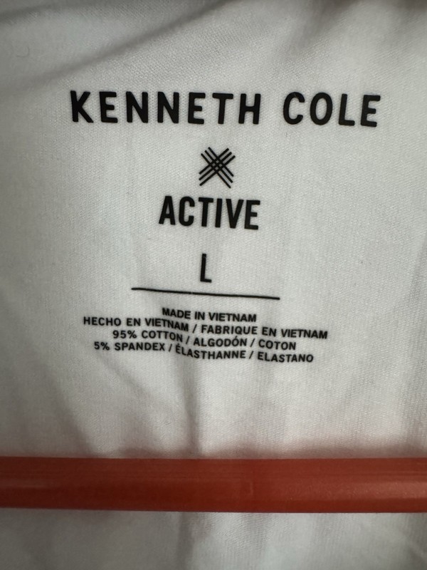 Kenneth Cole Men’s Active White Tank Top Size L NWT gallery