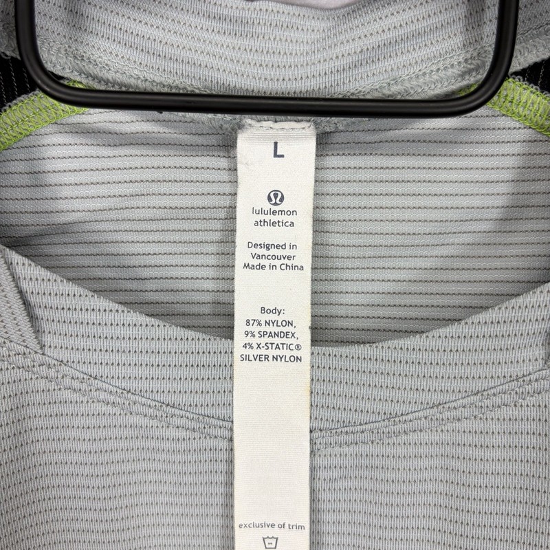 Lululemon Shirt Mens Large Long Sleeve Vented Breathable Gym Workout Athletic gallery