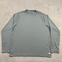 Vuori Tradewind Performance Tee 2.0 Shirt Mens 2XL Gray Long Sleeve Stretch Gym