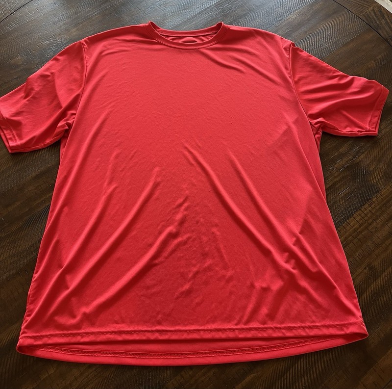 Men’s A4 Athletic DriFit Short Sleeve T-Shirt 2-Pack, Red And Black, Size 2XL gallery