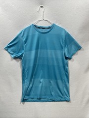 HIND Running Motion Blue Short Sleeve Running T Shirt Size Men’s Large