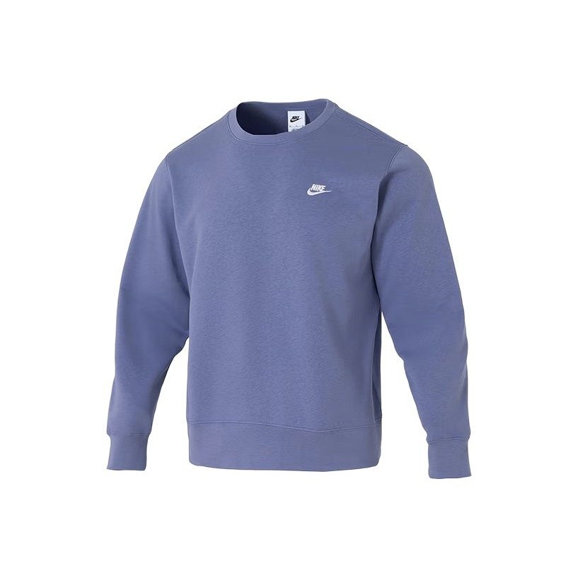 Nike Men's Blue Crewneck Pullover Sweatshirt with Lettering gallery