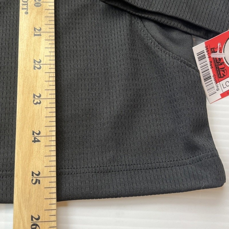 Vansport Quarter Zip Pullover Womens LG Black Excellent Nationwide Logo 3406 gallery