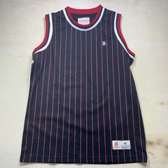 NWT Bascom Projects Ninety Three Jersey Size Medium Black With Red Stripes