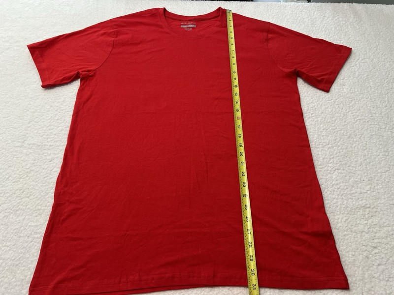 Essential Elements Men’s Active T-shirt Short Sleeve Red Size Medium gallery