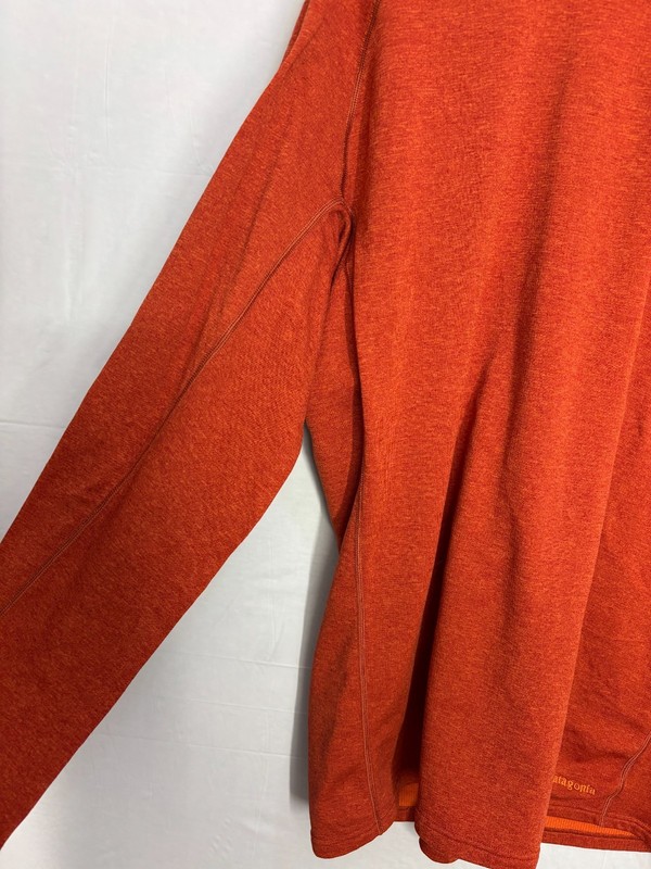 Patagonia Performance Base Layer Shirt Mens Rust Capilene Crewneck Stretch 2XL gallery