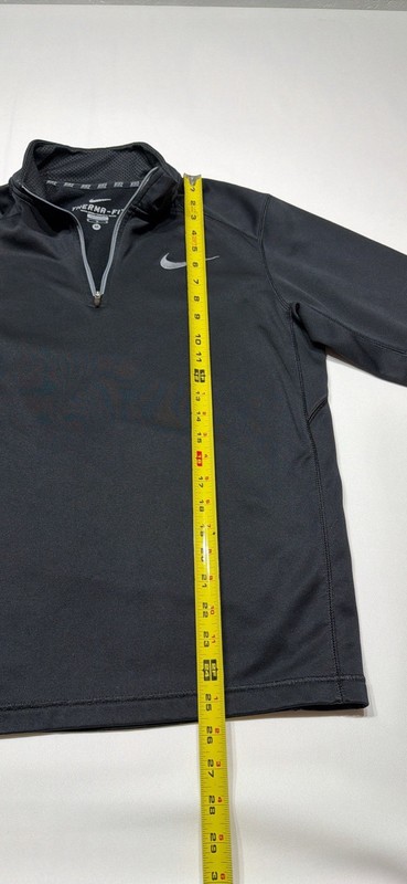 Nike Therma-Fit Black 1/4 Zip Pullover Mock Neck Men's M Long Sleeve gallery