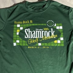 Brooks Shamrock Half Marathon 2010 Men’s Activewear Green T-Shirt Size M