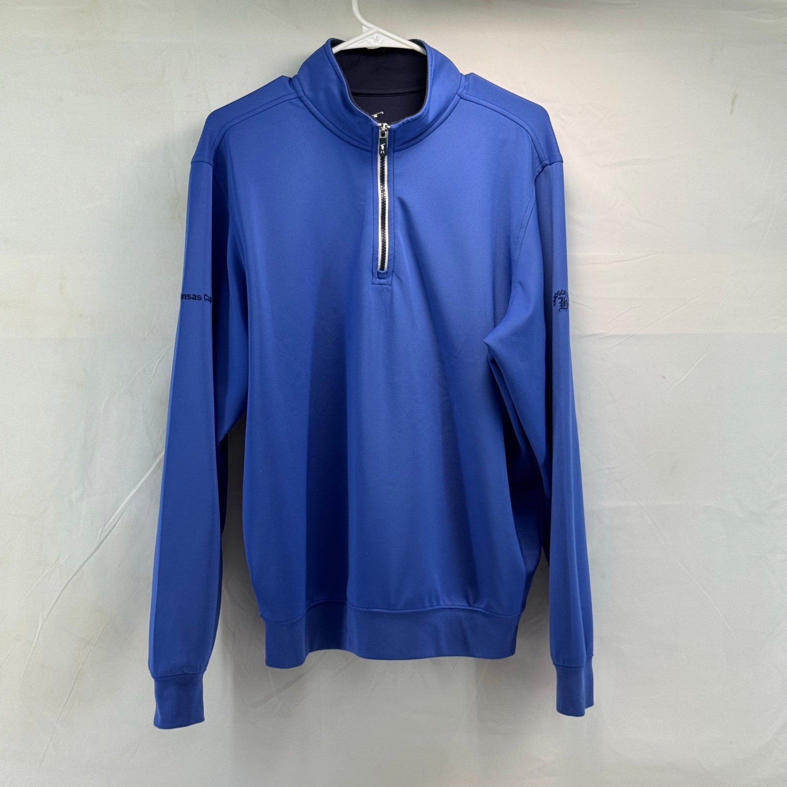 Men’s 3/4 zip F&G tech M blue active shirt long sleeve outdoor gallery