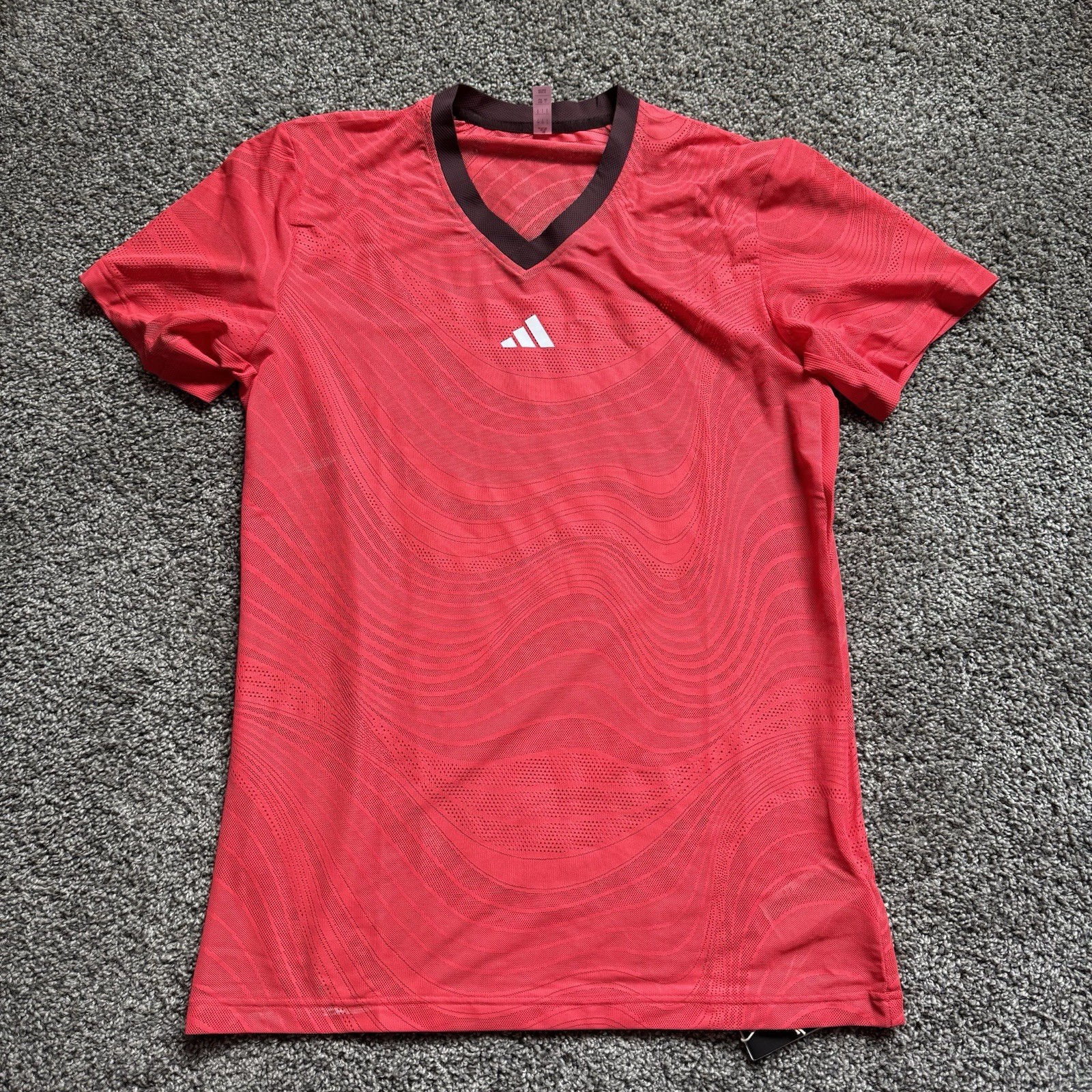 adidas Pro Climachill+ Freelift Mesh Tennis T-Shirt Slim Fit JD8633 Men Large L gallery