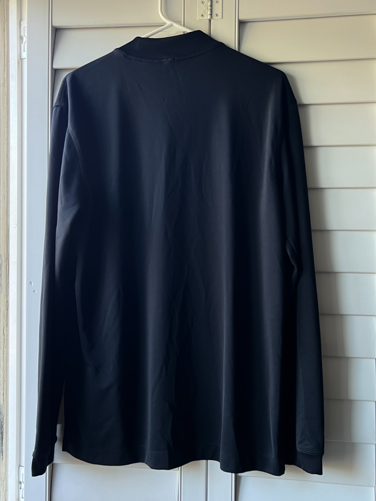 Nike Golf Tour Performance Dri Fit Mock Neck Black Long Sleeve Shirt - Size M gallery