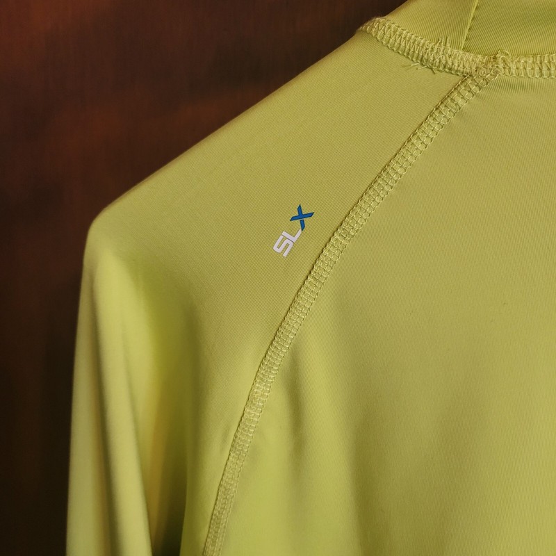 Salt Life SLX Long Sleeve Shirt Mens Small S Yellow Black UPF 50 Beach Surf gallery