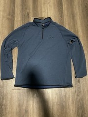 Oakley 1/4 Zip Pullover Blue Mock Neck Long Sleeve L Men’s Activewear Top