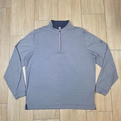 FootJoy Golf Pullover Quarter Zip XL Gray Performance Stretch Twin Hills Club