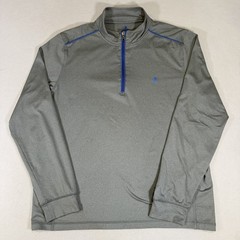 Johnnie-O Apex 1/4 Zip Pullover Mens Large Cloudbreak Gray Performance Golf