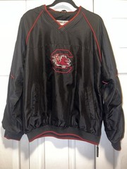 Genuine Stuff Collegiate Gamecocks Windbreaker Jacket Size: M
