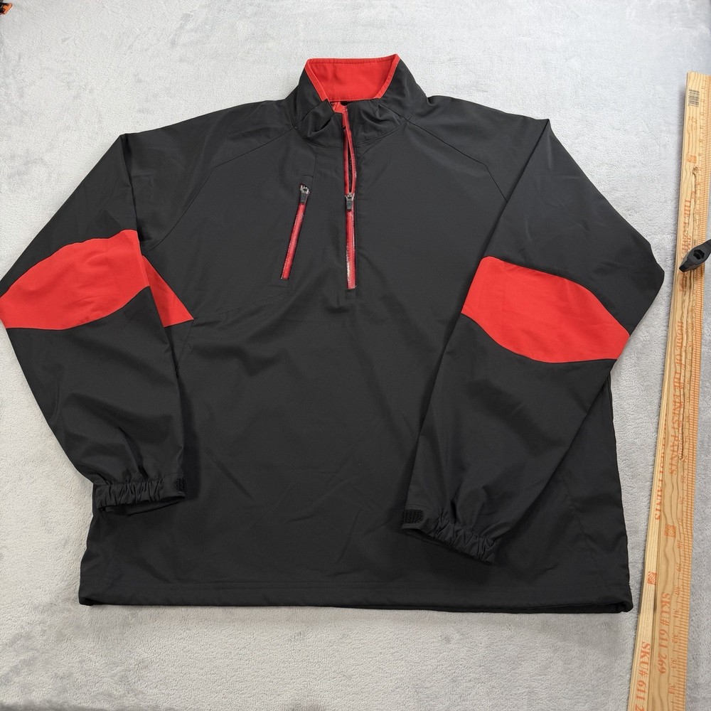 Zero Restriction Pullover Mens XL 1/4 Zip Tour Series Golf Black Performance