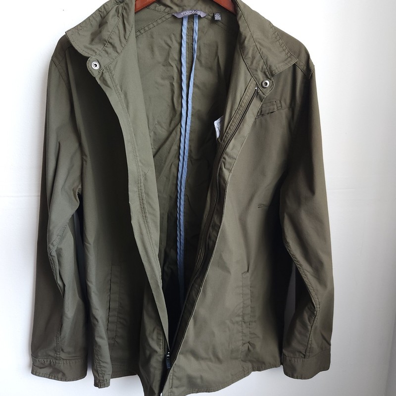 Toad&Co Ripstop Shirt Jacket XL Green Cotton Nylon Blend Mens Outerwear gallery