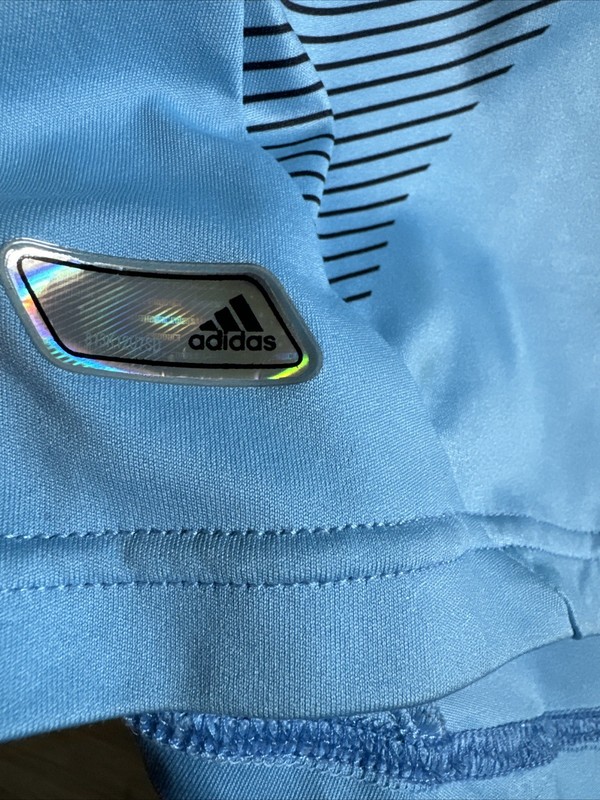 Adidas Climacool Soccer Jersey Mens Small Blue 2012-2013 Spain Away UEFA Euro gallery