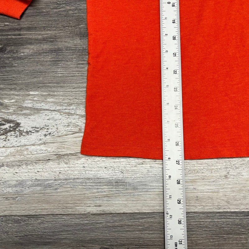 NFL Cleveland Browns Orange Mens M Long Sleeve Football Helmet Graphic T-Shirt gallery