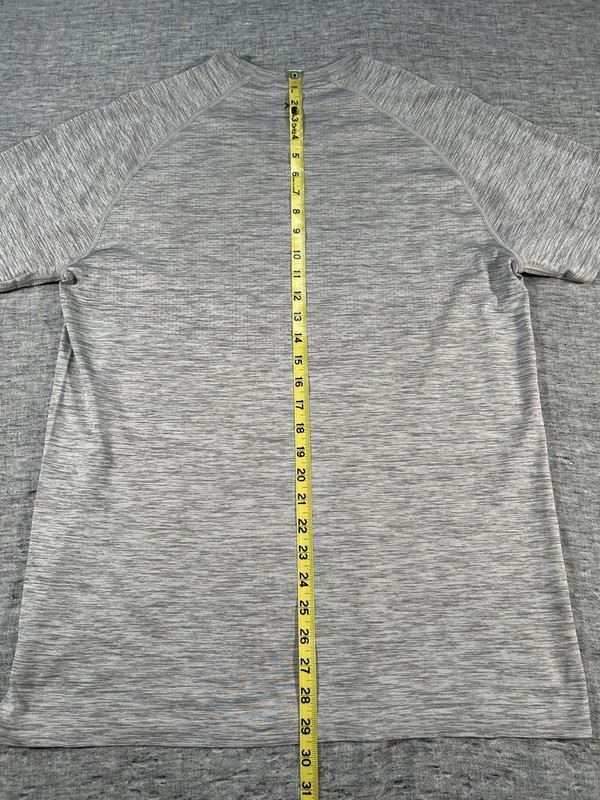 Rhone Vapor Performance Shirt Mens Large Grey Short Sleeve Working Out Training gallery