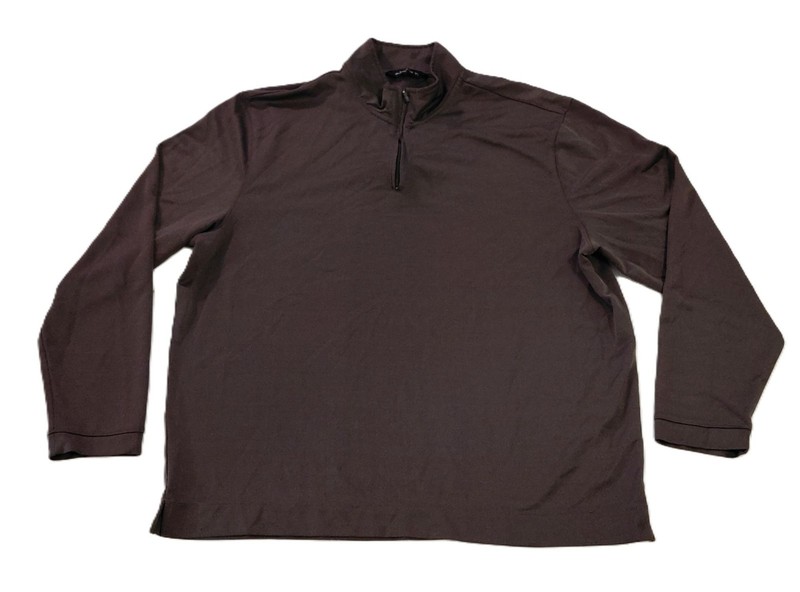 Axist Men's Grey Front Zip Activewear Shirt 2XL gallery