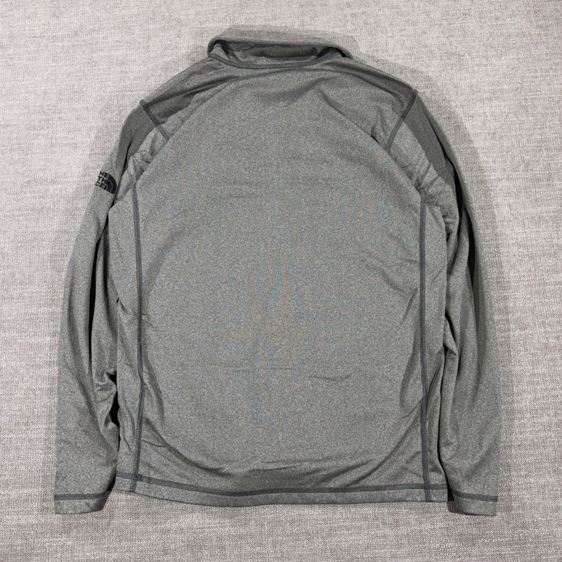 The North Face Quarter Zip Pullover Mens Medium Grey Excellent Epiphany Logo gallery