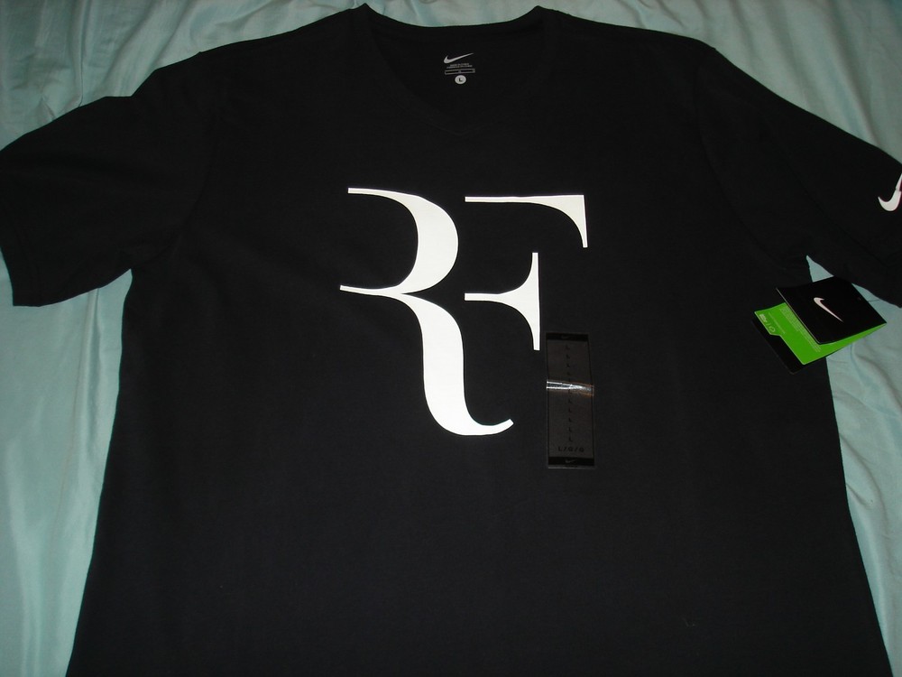 NWT Nike Federer Premier RF Trophy V Neck Tennis Shirt 363675-010 Large