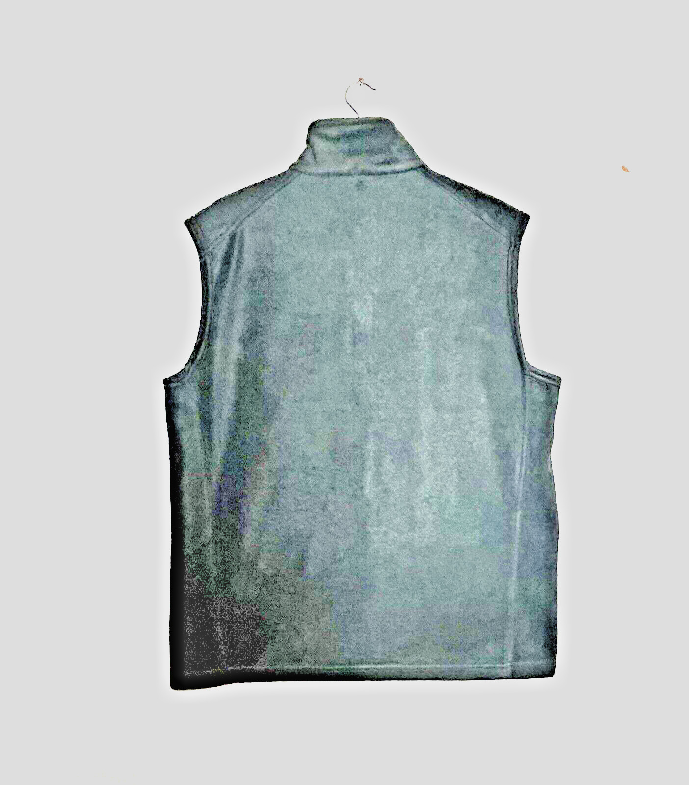 Columbia Men's Gray Fleece Vest Jacket Sleeveless Full Zip Outdoor Size Large gallery