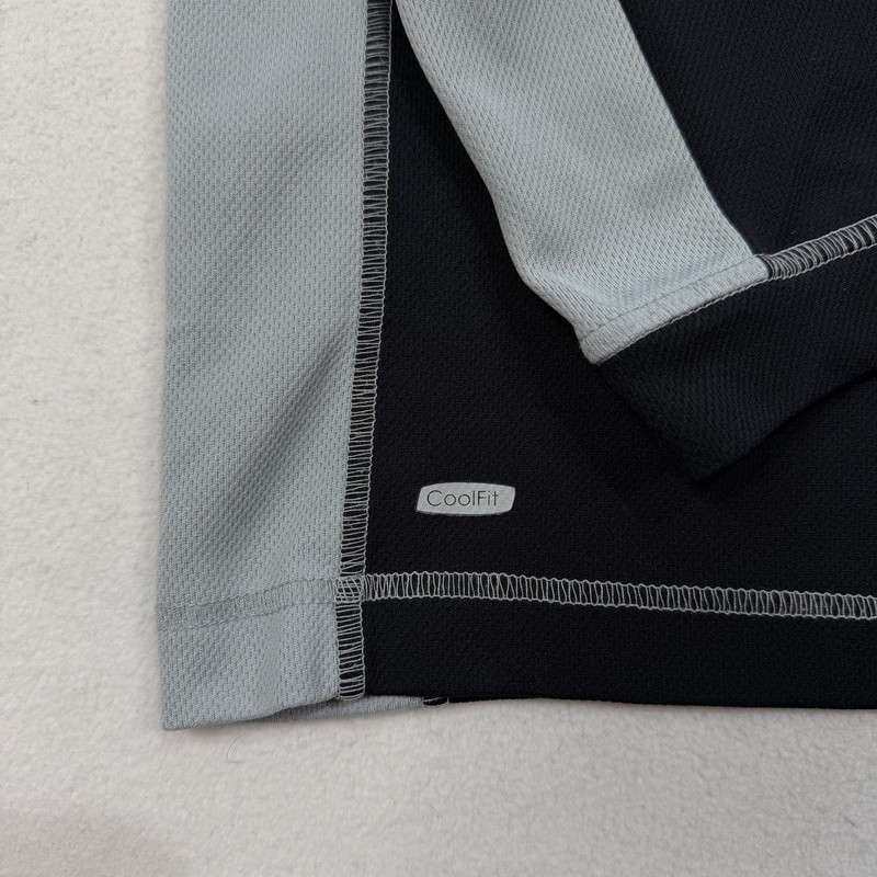 Alo Men’s Long Sleeve Shirt Lightweight Yoga XL Coolfit Black Gray gallery